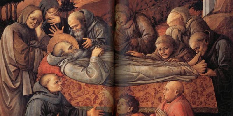 Fra Filippo Lippi Details of The Death of St Jerome. china oil painting image